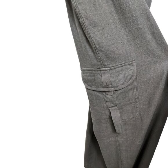 SOFT SURROUNDINGS Weekend Linen Blend Cargo Pants XL - Picture 4 of 8
